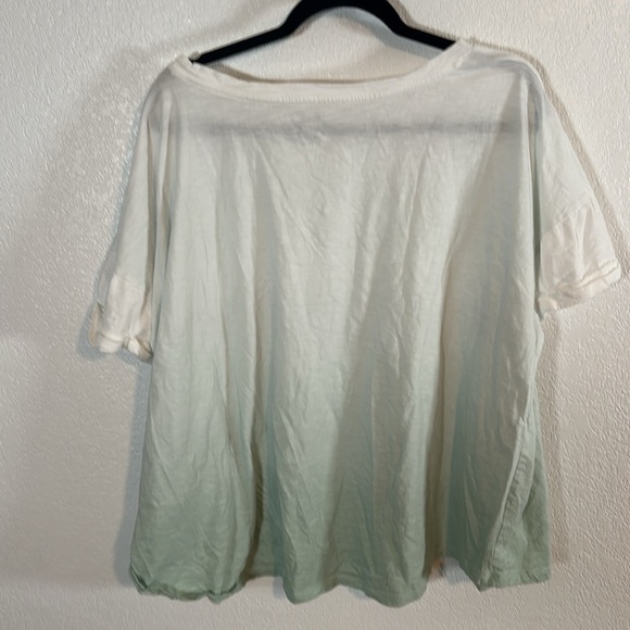 Maurices 24/7 Tee Green Ombre Boxy Tee Size 3X - Picture 5 of 7